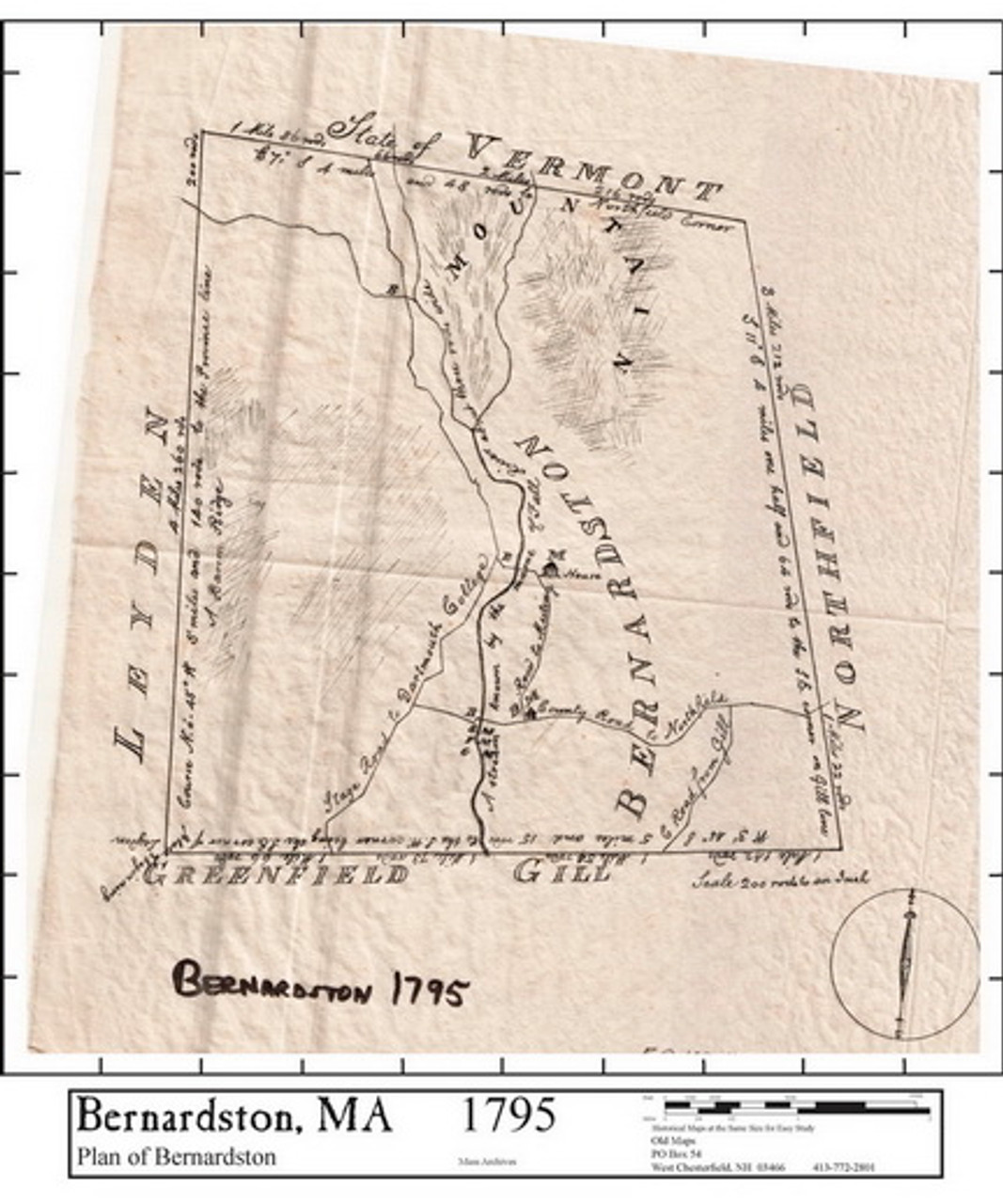 Set of 18 same size Historical Maps Bernardston MA Old Map Old Maps Research Maps
