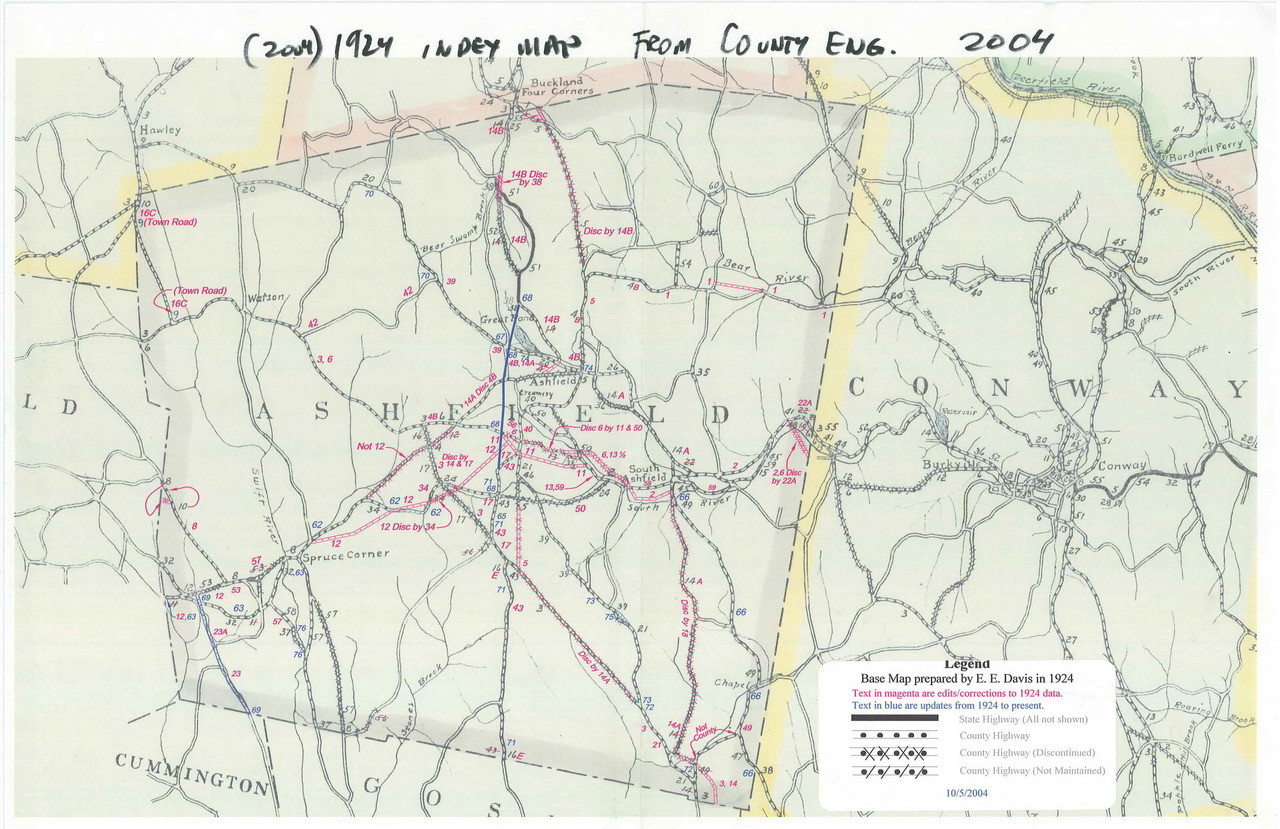 Ashfield 19242004 Old Town Map Old Maps Research Maps