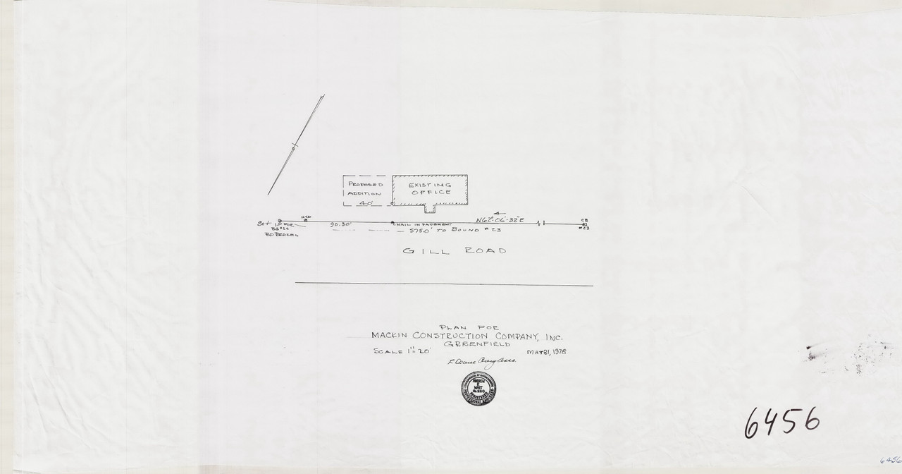 Mackin Construction Co Office Add, Gill Rd Greenfield 6456 Map