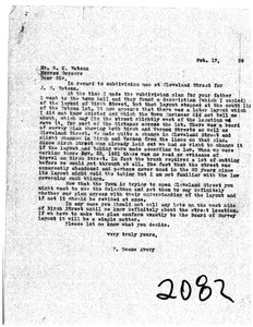 J.W. Watson Sub-Div. - Letter Greenfield 2082-ltr - Map Reprint J.W. Watson Sub-Div. - Letter Greenfield 2082-ltr - Map Reprint