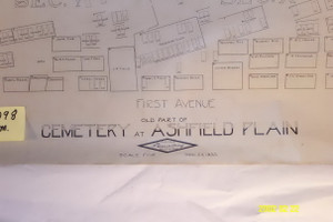 Cemetery - Ashfield Plain Ashfield 2098-ttl - Map Reprint