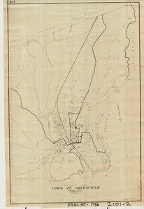 Precinct Map of Greenfield & Zoning  Entire Town Greenfield 2101-2 - Map Reprint Precinct Map of Greenfield & Zoning  Entire Town Greenfield 2101-2 - Map Reprint
