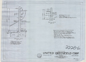 G.T.D. Sections Greenfield 2228-06 - Map Reprint G.T.D. Sections Greenfield 2228-06 - Map Reprint