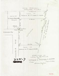 Knapp Realty to be sold to Wm. Cheney Greenfield 2241-7 - Map Reprint