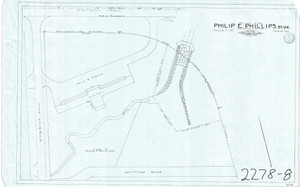 Philip E. Phillips, Et. Ux. - Motel Robbins Road east side (Now Friendlys?) Greenfield 2278-08 - Map Reprint
