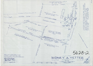 Sidney A. Yetter Bern Rd Greenfield 5628-2 - Map Reprint