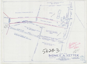 Sidney A. Yetter Bern Rd Greenfield 5628-3 - Map Reprint