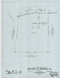 Irving D Franklin Franklin Rd Gill 5682A - Map Reprint Irving D Franklin Franklin Rd Gill 5682A - Map Reprint