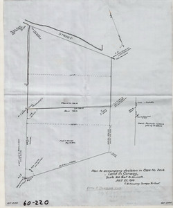 Etta F. Dowding - Land Court Conway 60-220 - Map Reprint Etta F. Dowding - Land Court Conway 60-220 - Map Reprint