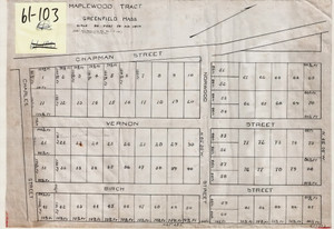 Maplewood Tract Greenfield 61-103 - Map Reprint Maplewood Tract Greenfield 61-103 - Map Reprint
