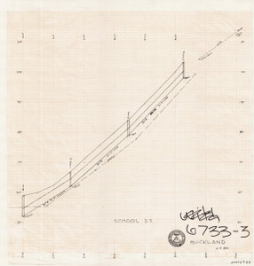 Surface Sewer - Spring + School Sts Buckland 6733-3 - Map Reprint Surface Sewer - Spring + School Sts Buckland 6733-3 - Map Reprint