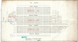 Cemetery at Ashfield Plain  Ashfield 6A-005-3Ashfield - Map Reprint