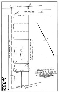 W.B. Gaines - Maurice Levy - Vermont + Silver St. Greenfield A-332 - Map Reprint W.B. Gaines - Maurice Levy - Vermont + Silver St. Greenfield A-332 - Map Reprint