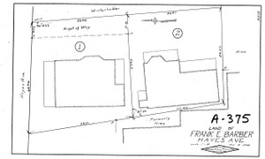 Frank E. Barber + Lot South Side Hayes Ave Greenfield A-375 - Map Reprint Frank E. Barber + Lot South Side Hayes Ave Greenfield A-375 - Map Reprint