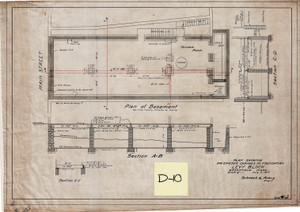 Levy Block    Prop Foundation Greenfield D-10 - Map Reprint