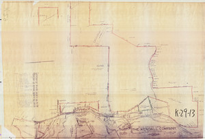 G.M. Co Land at Griswoldville PL Survey bldgs etc linen Colrain K-29-13 - Map Reprint G.M. Co Land at Griswoldville PL Survey bldgs etc linen Colrain K-29-13 - Map Reprint