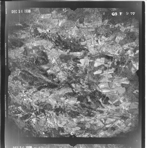 Barre - Hubbardston 1938 MA Air Photo GS F 9-77 (Barre) Old Map