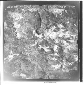Barre - Hubbardston 1938 MA Air Photo GS F 9-105 (Barre, Hubbardston) Old Map