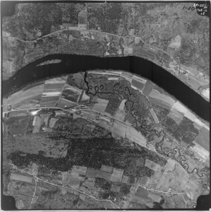 Montague 1965 MA Air Photo 337-65 48 (Deerfield, Montague) Old Map