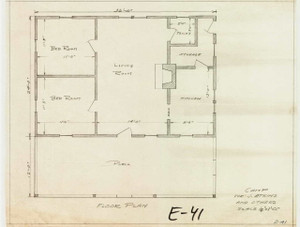Camp for J. Atkins and Others  Montague E-041 - Map Reprint