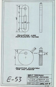 Belt Tension Adjusting Devices C E-053 - Map Reprint