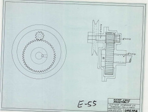 Gear Case Assembly  Montague E-055 - Map Reprint