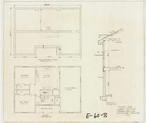 House for John Metka Montague E-060-B - Map Reprint