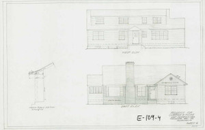 Residence for Clarence W. Howe West Deerfield E-109-4 - Map Reprint Residence for Clarence W. Howe West Deerfield E-109-4 - Map Reprint