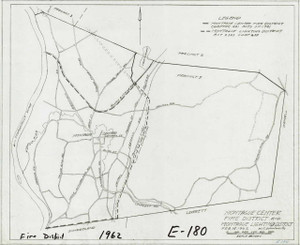 Montague Center Fire District and Montague Lighting District Montague E-180 - Map Reprint