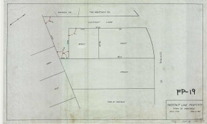 Chestnut Lane Property (Tracing Montague FP-19 - Map Reprint Chestnut Lane Property (Tracing Montague FP-19 - Map Reprint
