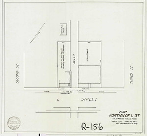 Portion of L Street Montague R-156 - Map Reprint Portion of L Street Montague R-156 - Map Reprint