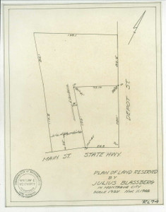 Blassberg, Julius Montague RL-074 - Map Reprint Blassberg, Julius Montague RL-074 - Map Reprint