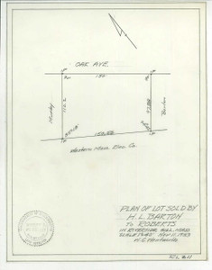 Barton, H.L. to Roberts Gill RL-211 - Map Reprint Barton, H.L. to Roberts Gill RL-211 - Map Reprint