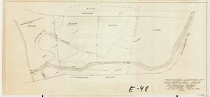 Proposed Location of Recreational Area on Sawmill River Montague E-048 - Map (Digital Download Copy)