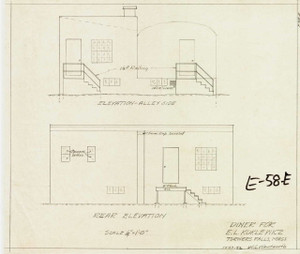 Diner For E. L. Kuklewicz Montague E-058-E - Map (Digital Download Copy)