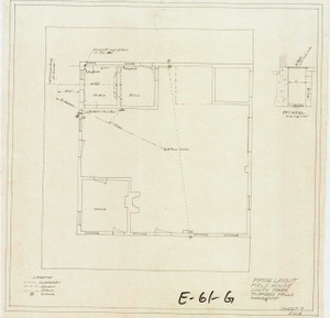 Piping Layout Field House Unity Park Montague E-061-G - Map (Digital Download Copy)