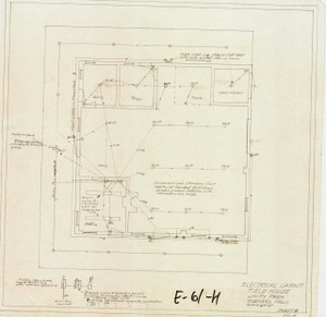 Electrical Layout Field House Unity Park Montague E-061-H - Map (Digital Download Copy)