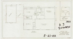 House for A. J. Bernardo Montague E-063-HA - Map (Digital Download Copy)