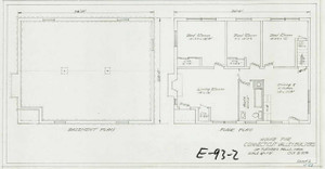 House for Connecticut Valley Builders Montague E-093-2 - Map (Digital Download Copy)