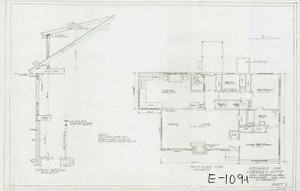 Residence for Clarence W. Howe West Deerfield E-109-1 - Map (Digital Download Copy)