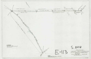 Proposed Water Main Extensions So Deerfield Water Supply District South Deerfield E-113 - Map (Digital Download Copy)