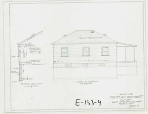 House for Mr & Mrs Wilfred Hebert West Springfield E-133-4 - Map (Digital Download Copy)