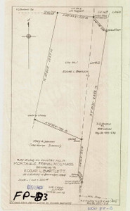 Land on county Hill in Montague Edgar Bartlett Montague FP-83 - Map (Digital Download Copy) Land on county Hill in Montague Edgar Bartlett Montague FP-83 - Map (Digital Download Copy)