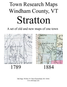 Set of 12 Historical and Modern Maps - Stratton VT Old Map Set of 12 Historical and Modern Maps - Stratton VT Old Map