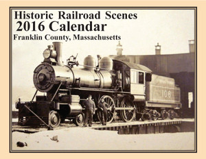 East Northfield Engine House - ca. 1910 - Cover 2016 Railroad Calendar Picture