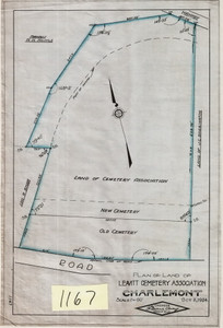 Leavitt Cemetery Map of Land Charlemont 1167 - Map Reprint Leavitt Cemetery Map of Land Charlemont 1167 - Map Reprint