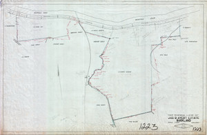 James Deane Avery Estate - Buckland Buckland 1223 - Map Reprint James Deane Avery Estate - Buckland Buckland 1223 - Map Reprint