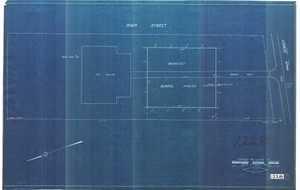 Town of Erving - Elevations & Location of Proposed School House Erving 1228 - Map Reprint