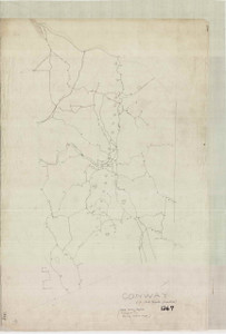 Conway 1780 - Old Town Map -