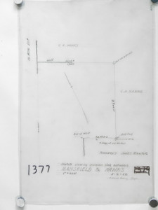 Mansfield & Hawks - Division Line Missing Jan, 1998 Hawley 1377_2003 - Map Reprint Mansfield & Hawks - Division Line Missing Jan, 1998 Hawley 1377_2003 - Map Reprint
